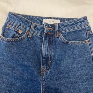 Denim TOPSHOP blue jeans “MOM” style Size 24